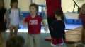 Gymnastics for 5 yr. olds - 1st day at gym! 