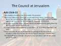 The Council at Jerusalem 