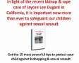 How to prevent child kidnappings and rapes like Jaycee Dugard 