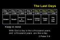 The Last Days or the End Time? - Bible Prophecy 