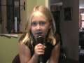 Natalie Oliver  sings At Last age 8