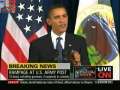 Obama Gives SHOUT OUT before Fort Hood Comments 