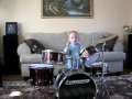 Amazing!!! 3 year old drummer 