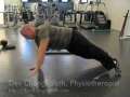 Toronto Physiotherapist Describes T Push Up Exercise 