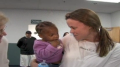 Haiti orphans meet new parents 
