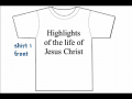 Jesus' life and mission in 12 t-shirts 