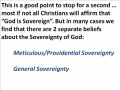Ephesians - Lesson 3 - The Sovereignty of God (cont.) 