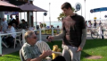 Evangelism Stephen talks to a Christian at Coronado 