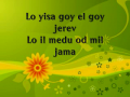 Lo Yisa Goy 