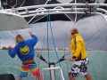 para sailing with Kelley &amp; Big D- bringing in the chute