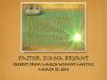 Kingdom Worship Christian Fellowship March 2010 Women's Meeting Excerpt 