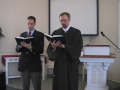 Special Music: "Unless the Lord the House Shall Build," Trinity Hymnal (original) #291. 