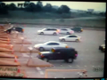 Car Flies At Airport  Toll Booth 