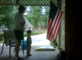 3 Year Old Saying Pledge to the Flag! 