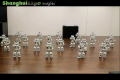 Robots dancing in Synchronized harmony 