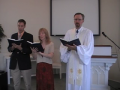 Special Music: "Lord of the Worlds Above," Trinity Hymnal #302. 