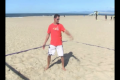 Eric Fonoimoana Beach Volleyball Bump Setting 
