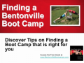 Bentonville Boot Camp 
