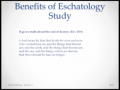 Eschatology: The Study of Last Days 