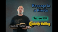 Message in a Minute - Quietly Waiting 