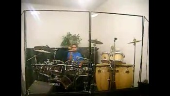 Isaiah Playing the drums 