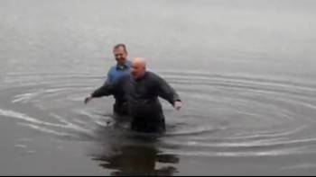 My Baptismal In FREEZING cold water! 