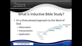 Introduction to Inductive Bible Study Method 