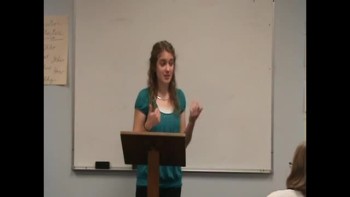 Annie Persuasive Speech 