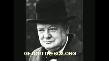 Winston Churchill- "NEVER GIVE IN"