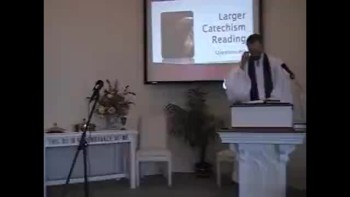 What is it that distinguishes a true Christian from one who is a Christian in name only? Is such a distinction meaningful or appropriate? Watch as Pastor MacLaren explains the answer of the Larger Catechism of the Orthodox Presbyterian Church to Question
 #65. This meditation took place at First Presbyterian Church in Perkasie, PA, (www.firstchurchopc.org), during the Sunday Worship Service of 12/05/2010. Rev. Richard Scott MacLaren is the pastor.