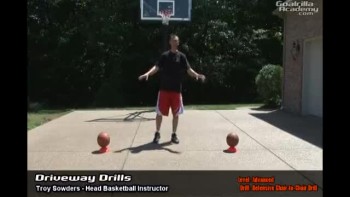 Defensive Chair-to-Chair Drill (Advanced Level): Goalrilla Basketball Academy Driveway Drills 