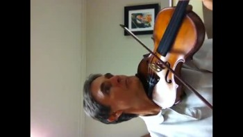 A Merry Christmas solo fiddle 