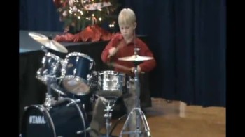 8-year-old Evan's Drum Solo @ ACA Christmas Chapel 2010