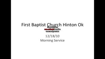 First Baptist Church Hinton Ok 