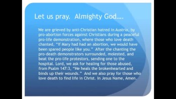 Please subscribe and sign petitions at www.PrayInJesusName.org.  Chaplain Klingenschmitt prays 1-minute daily devotional.