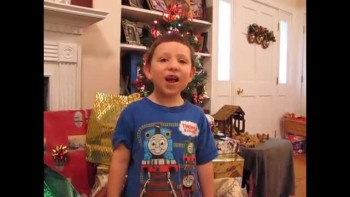 My Little Boy Singing YOU a Merry CHRIST-mas Song! 