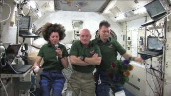 International Space Station Crew Sends Christmas Greetings to All  