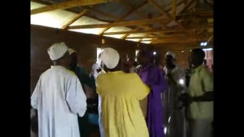 Raha Israel Church praising God in Homabay, Kenya 
