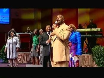Byron Cage Karen Clark-Sheard and Pastor Marvin L. Winans singing "Lord You Are My Everything" 