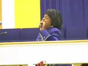 Pastor Shirley Caesar and Daniel W. Edwards at Mount Calvary