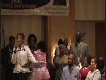 Dr. Dorinda Clark Cole ministers in song "Yesterday/ I’m Still Here!" 