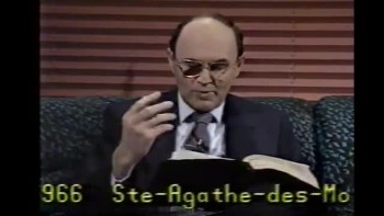 Toute la Bible en Parle-B88-13-1989-01-06
Avec Fernand Saint-Louis
Invité: Fernand Petitclerc
Artiste: Murray Richardson
Chanson: Laisse entrer le Roi de gloire
9 décembre 1988 
Site Web: https://www.lfv.qc.ca/ 

