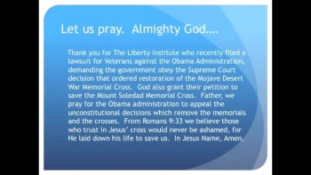 Please subscribe and sign petitions at www.PrayInJesusName.org.  Chaplain Klingenschmitt prays 1-minute daily devotional.