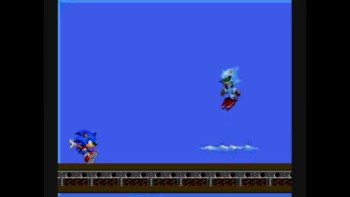 metal sonic tribute in the end. 