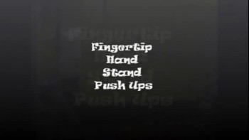 Fingertip Handstand 