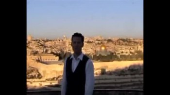 Revelation 14, filmed on the Mount of Olives across from Jerusalem, Israel (Tom Meyer) 