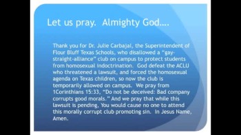 Texas Superintendent Fights “Gay Club” School Invasion  