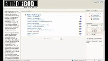 Free Bible School - Faith of God Bible School 