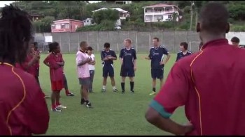 Interaction on the playing field acts as a platform for building relationships.