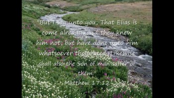 The Elijah Ministry (Part 1) 